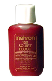 Mehron Squirt Blood Bright Arterial - 2 ozs